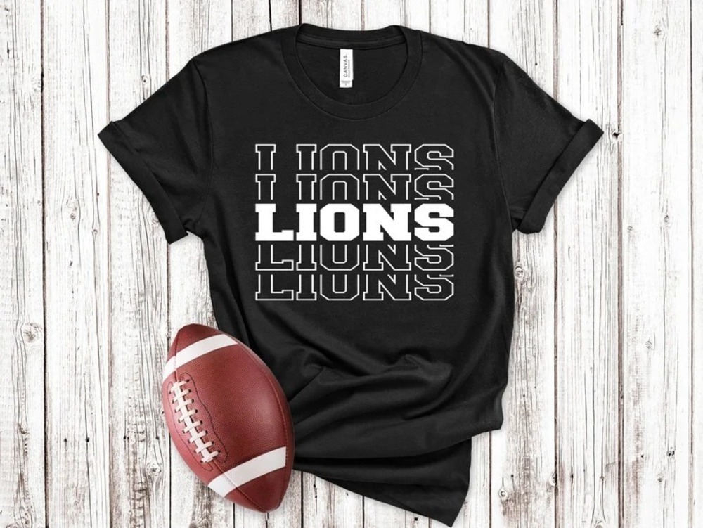 Detroit Lions Shirt Football Game Day Oversized Unisex TShirt